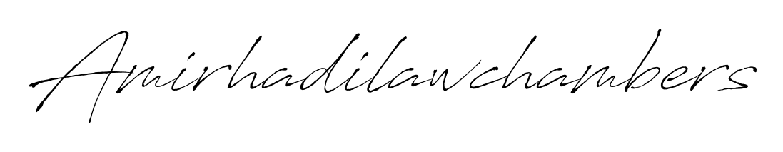 Also we have Amirhadilawchambers name is the best signature style. Create professional handwritten signature collection using Antro_Vectra autograph style. Amirhadilawchambers signature style 6 images and pictures png