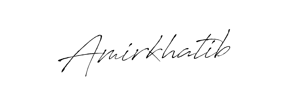 You can use this online signature creator to create a handwritten signature for the name Amirkhatib. This is the best online autograph maker. Amirkhatib signature style 6 images and pictures png