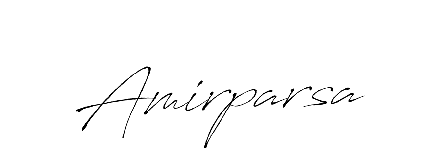 Similarly Antro_Vectra is the best handwritten signature design. Signature creator online .You can use it as an online autograph creator for name Amirparsa. Amirparsa signature style 6 images and pictures png