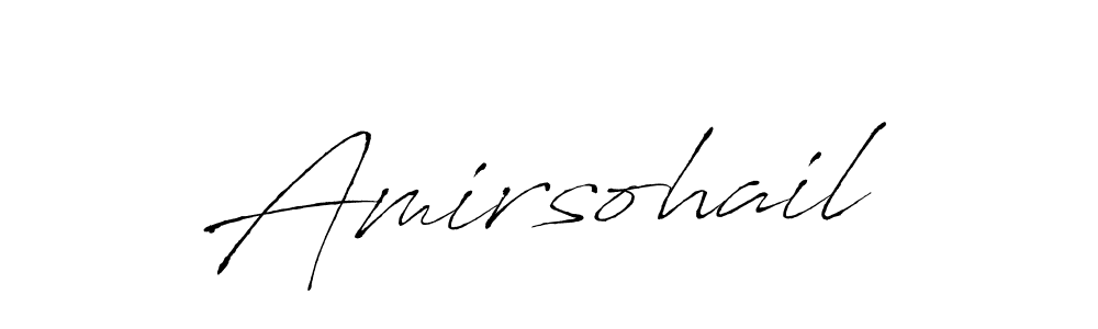 How to Draw Amirsohail signature style? Antro_Vectra is a latest design signature styles for name Amirsohail. Amirsohail signature style 6 images and pictures png