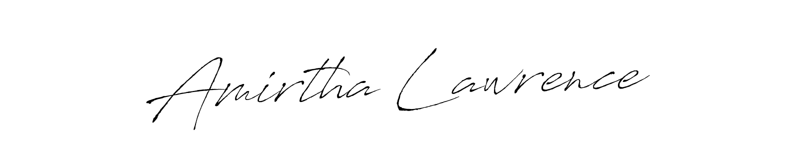 Make a beautiful signature design for name Amirtha Lawrence. With this signature (Antro_Vectra) style, you can create a handwritten signature for free. Amirtha Lawrence signature style 6 images and pictures png