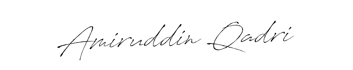 Make a beautiful signature design for name Amiruddin Qadri. Use this online signature maker to create a handwritten signature for free. Amiruddin Qadri signature style 6 images and pictures png