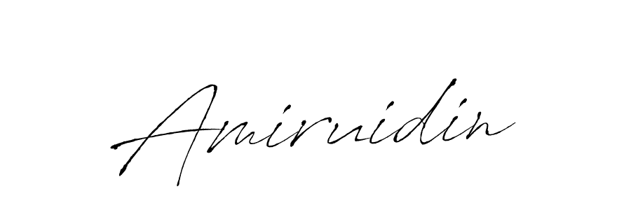 Make a beautiful signature design for name Amiruidin. Use this online signature maker to create a handwritten signature for free. Amiruidin signature style 6 images and pictures png