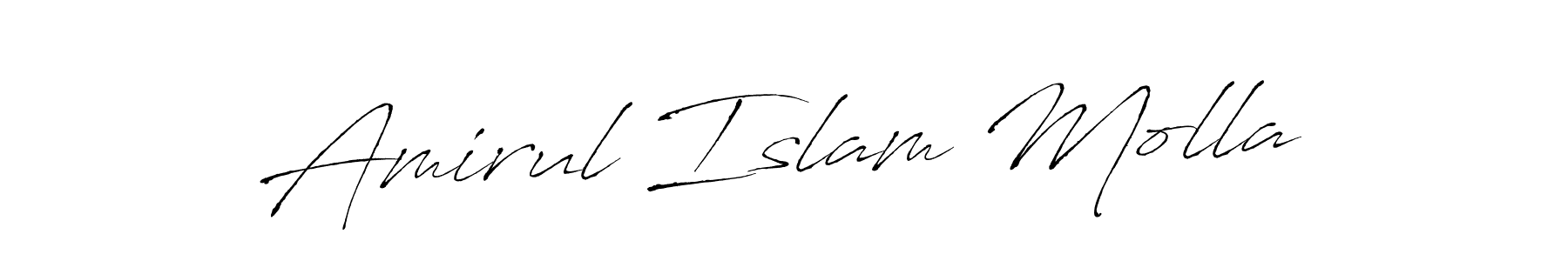 Amirul Islam Molla stylish signature style. Best Handwritten Sign (Antro_Vectra) for my name. Handwritten Signature Collection Ideas for my name Amirul Islam Molla. Amirul Islam Molla signature style 6 images and pictures png