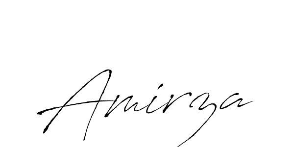 The best way (Antro_Vectra) to make a short signature is to pick only two or three words in your name. The name Amirza include a total of six letters. For converting this name. Amirza signature style 6 images and pictures png