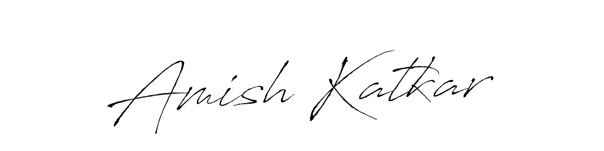 How to make Amish Katkar signature? Antro_Vectra is a professional autograph style. Create handwritten signature for Amish Katkar name. Amish Katkar signature style 6 images and pictures png