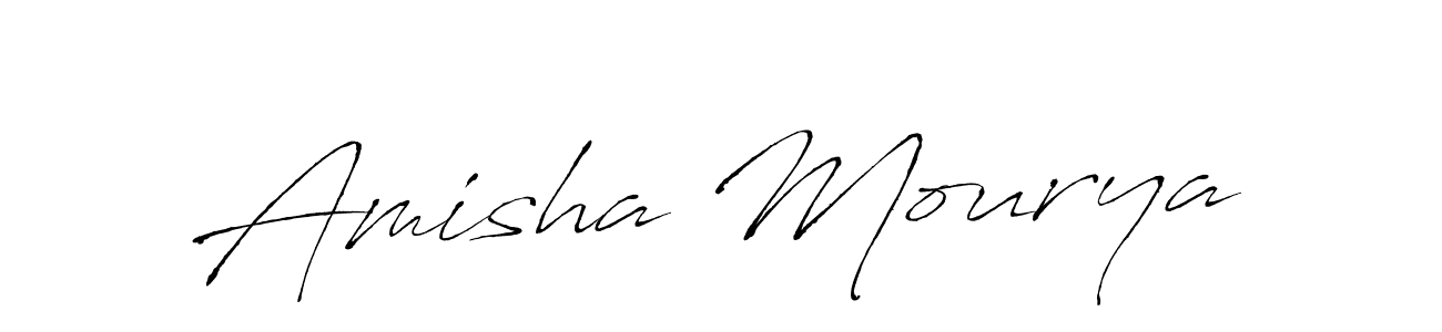 Also we have Amisha Mourya name is the best signature style. Create professional handwritten signature collection using Antro_Vectra autograph style. Amisha Mourya signature style 6 images and pictures png