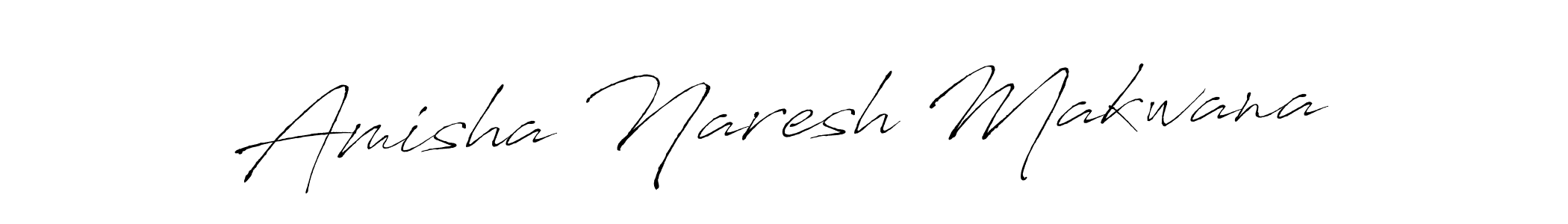 Use a signature maker to create a handwritten signature online. With this signature software, you can design (Antro_Vectra) your own signature for name Amisha Naresh Makwana. Amisha Naresh Makwana signature style 6 images and pictures png