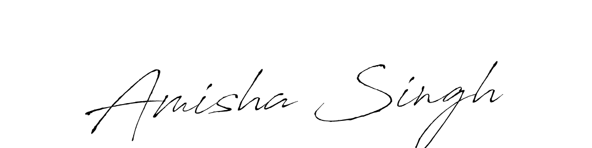 Also we have Amisha Singh name is the best signature style. Create professional handwritten signature collection using Antro_Vectra autograph style. Amisha Singh signature style 6 images and pictures png