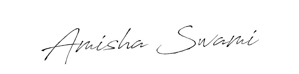 Use a signature maker to create a handwritten signature online. With this signature software, you can design (Antro_Vectra) your own signature for name Amisha Swami. Amisha Swami signature style 6 images and pictures png