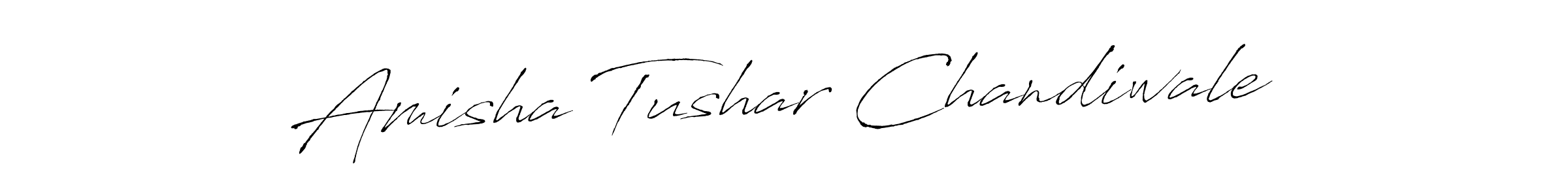 Make a beautiful signature design for name Amisha Tushar Chandiwale. Use this online signature maker to create a handwritten signature for free. Amisha Tushar Chandiwale signature style 6 images and pictures png