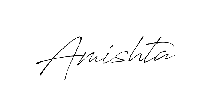 Create a beautiful signature design for name Amishta. With this signature (Antro_Vectra) fonts, you can make a handwritten signature for free. Amishta signature style 6 images and pictures png
