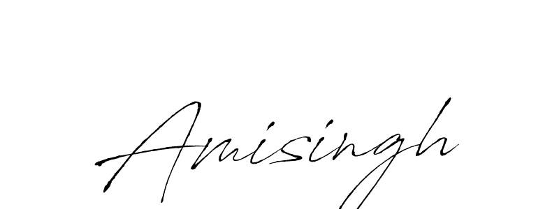 Make a beautiful signature design for name Amisingh. With this signature (Antro_Vectra) style, you can create a handwritten signature for free. Amisingh signature style 6 images and pictures png