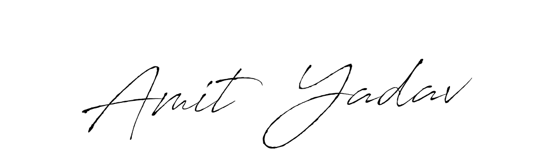 Create a beautiful signature design for name Amit  Yadav. With this signature (Antro_Vectra) fonts, you can make a handwritten signature for free. Amit  Yadav signature style 6 images and pictures png