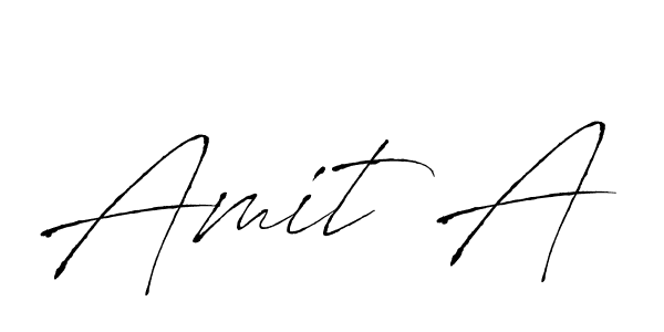 You should practise on your own different ways (Antro_Vectra) to write your name (Amit A) in signature. don't let someone else do it for you. Amit A signature style 6 images and pictures png