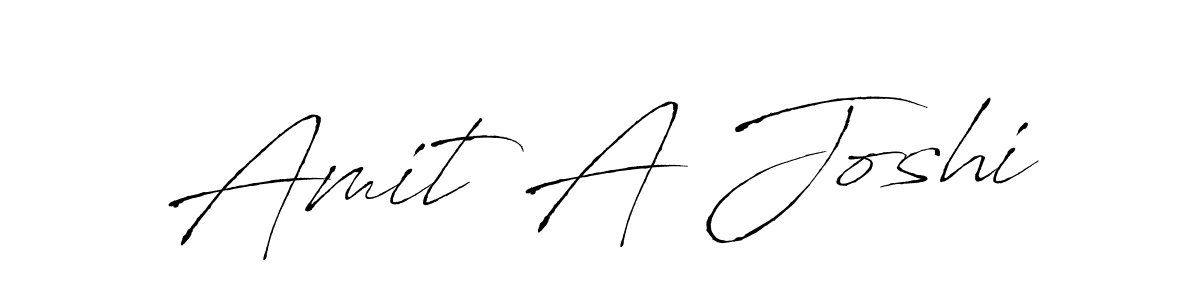 Also we have Amit A Joshi name is the best signature style. Create professional handwritten signature collection using Antro_Vectra autograph style. Amit A Joshi signature style 6 images and pictures png