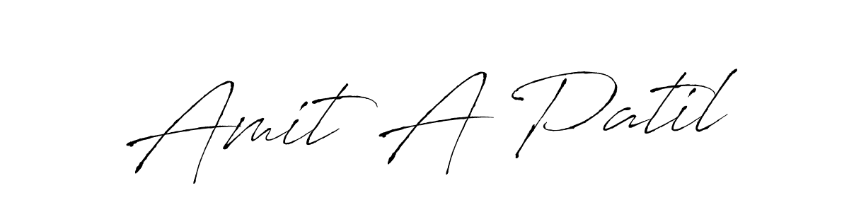 It looks lik you need a new signature style for name Amit A Patil. Design unique handwritten (Antro_Vectra) signature with our free signature maker in just a few clicks. Amit A Patil signature style 6 images and pictures png