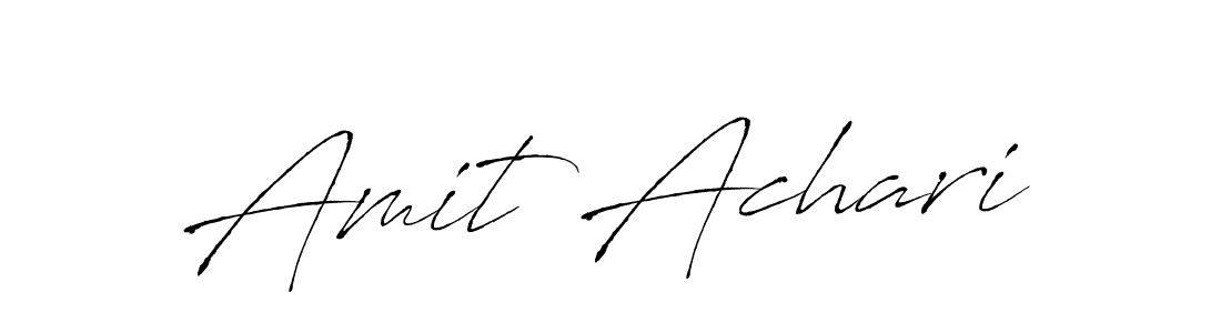 Create a beautiful signature design for name Amit Achari. With this signature (Antro_Vectra) fonts, you can make a handwritten signature for free. Amit Achari signature style 6 images and pictures png