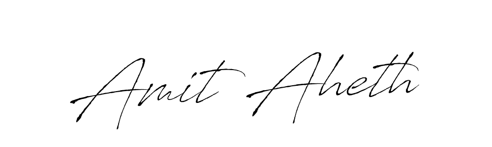 Also we have Amit Aheth name is the best signature style. Create professional handwritten signature collection using Antro_Vectra autograph style. Amit Aheth signature style 6 images and pictures png