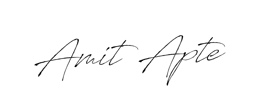 Create a beautiful signature design for name Amit Apte. With this signature (Antro_Vectra) fonts, you can make a handwritten signature for free. Amit Apte signature style 6 images and pictures png