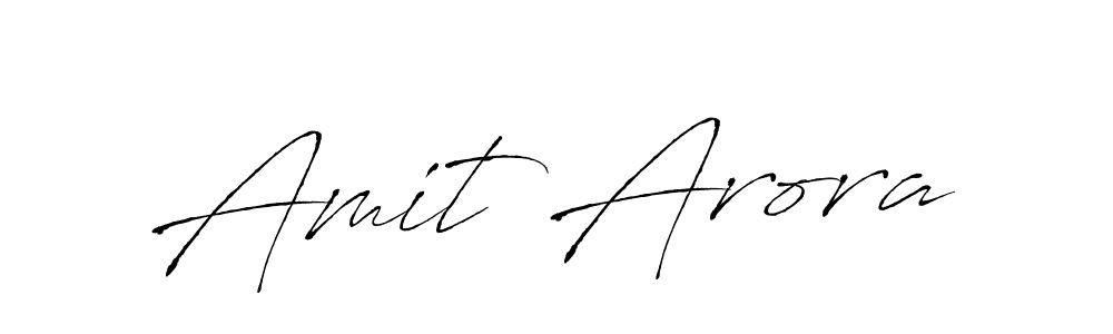 Design your own signature with our free online signature maker. With this signature software, you can create a handwritten (Antro_Vectra) signature for name Amit Arora. Amit Arora signature style 6 images and pictures png