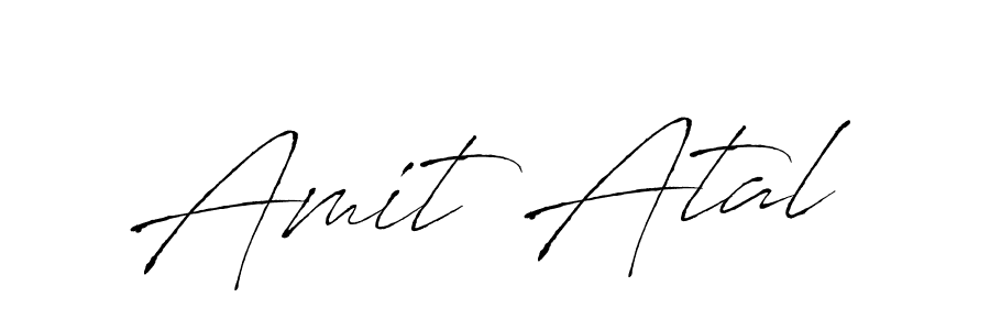 Design your own signature with our free online signature maker. With this signature software, you can create a handwritten (Antro_Vectra) signature for name Amit Atal. Amit Atal signature style 6 images and pictures png