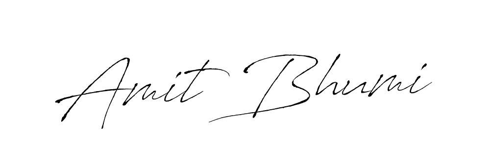 Antro_Vectra is a professional signature style that is perfect for those who want to add a touch of class to their signature. It is also a great choice for those who want to make their signature more unique. Get Amit Bhumi name to fancy signature for free. Amit Bhumi signature style 6 images and pictures png