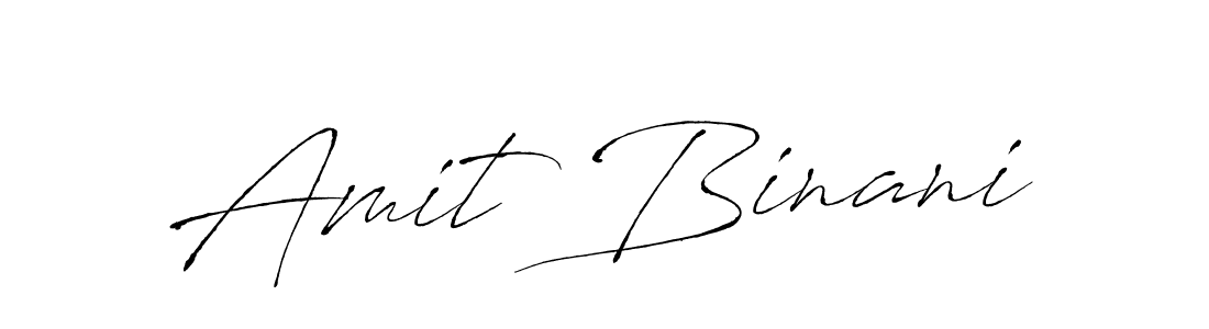 Amit Binani stylish signature style. Best Handwritten Sign (Antro_Vectra) for my name. Handwritten Signature Collection Ideas for my name Amit Binani. Amit Binani signature style 6 images and pictures png