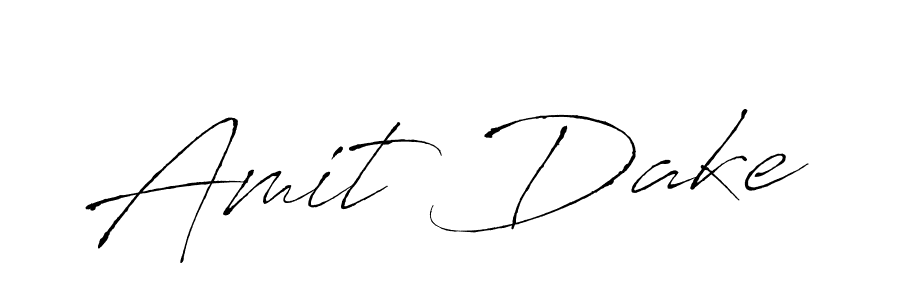 Make a beautiful signature design for name Amit Dake. With this signature (Antro_Vectra) style, you can create a handwritten signature for free. Amit Dake signature style 6 images and pictures png
