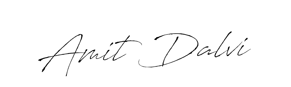 How to make Amit Dalvi name signature. Use Antro_Vectra style for creating short signs online. This is the latest handwritten sign. Amit Dalvi signature style 6 images and pictures png