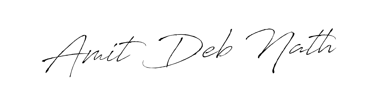 Design your own signature with our free online signature maker. With this signature software, you can create a handwritten (Antro_Vectra) signature for name Amit Deb Nath. Amit Deb Nath signature style 6 images and pictures png