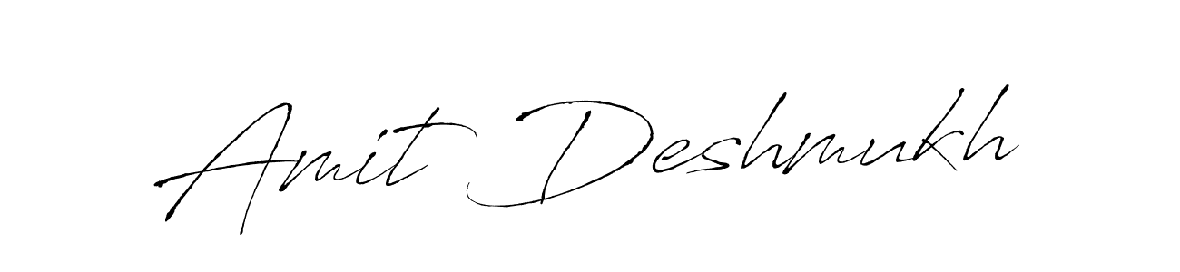 Design your own signature with our free online signature maker. With this signature software, you can create a handwritten (Antro_Vectra) signature for name Amit Deshmukh. Amit Deshmukh signature style 6 images and pictures png