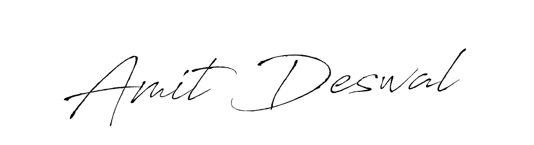 Amit Deswal stylish signature style. Best Handwritten Sign (Antro_Vectra) for my name. Handwritten Signature Collection Ideas for my name Amit Deswal. Amit Deswal signature style 6 images and pictures png