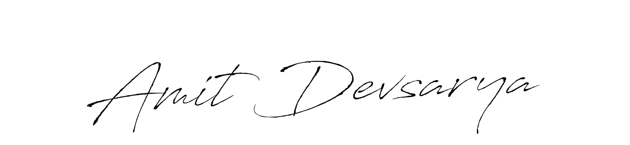 Design your own signature with our free online signature maker. With this signature software, you can create a handwritten (Antro_Vectra) signature for name Amit Devsarya. Amit Devsarya signature style 6 images and pictures png