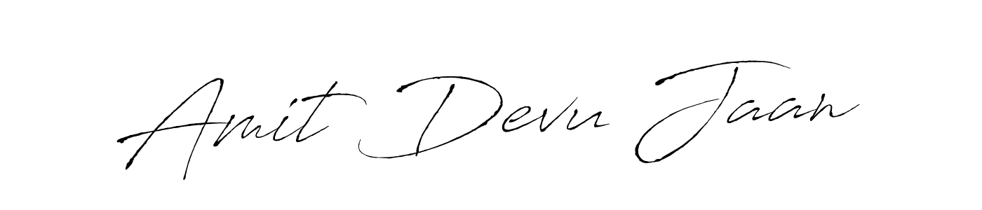 Design your own signature with our free online signature maker. With this signature software, you can create a handwritten (Antro_Vectra) signature for name Amit Devu Jaan. Amit Devu Jaan signature style 6 images and pictures png