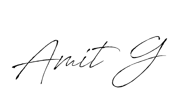 Create a beautiful signature design for name Amit G. With this signature (Antro_Vectra) fonts, you can make a handwritten signature for free. Amit G signature style 6 images and pictures png