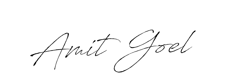 Design your own signature with our free online signature maker. With this signature software, you can create a handwritten (Antro_Vectra) signature for name Amit Goel. Amit Goel signature style 6 images and pictures png