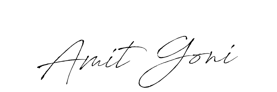 The best way (Antro_Vectra) to make a short signature is to pick only two or three words in your name. The name Amit Goni include a total of six letters. For converting this name. Amit Goni signature style 6 images and pictures png