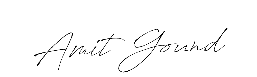 Design your own signature with our free online signature maker. With this signature software, you can create a handwritten (Antro_Vectra) signature for name Amit Gound. Amit Gound signature style 6 images and pictures png