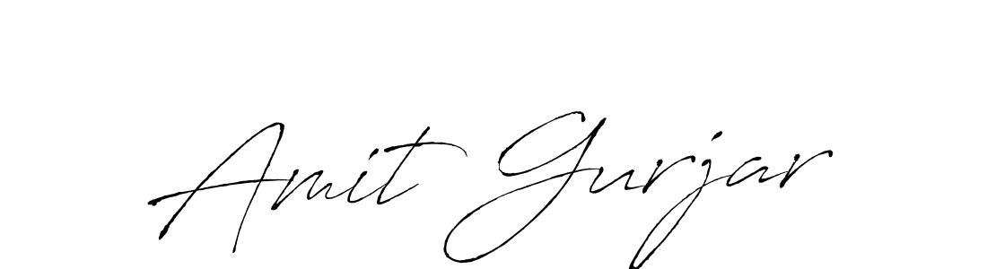 Make a beautiful signature design for name Amit Gurjar. With this signature (Antro_Vectra) style, you can create a handwritten signature for free. Amit Gurjar signature style 6 images and pictures png