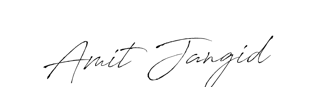 Use a signature maker to create a handwritten signature online. With this signature software, you can design (Antro_Vectra) your own signature for name Amit Jangid. Amit Jangid signature style 6 images and pictures png