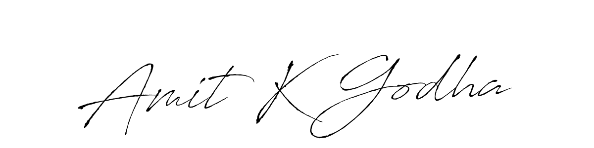 Similarly Antro_Vectra is the best handwritten signature design. Signature creator online .You can use it as an online autograph creator for name Amit K Godha. Amit K Godha signature style 6 images and pictures png