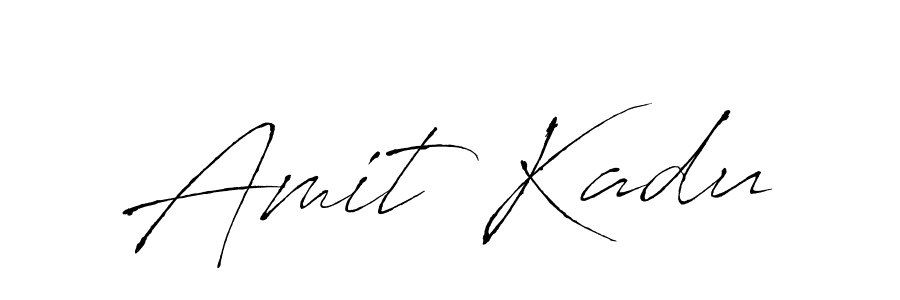 Amit Kadu stylish signature style. Best Handwritten Sign (Antro_Vectra) for my name. Handwritten Signature Collection Ideas for my name Amit Kadu. Amit Kadu signature style 6 images and pictures png