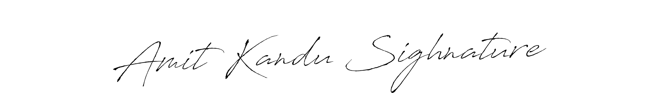 Design your own signature with our free online signature maker. With this signature software, you can create a handwritten (Antro_Vectra) signature for name Amit Kandu Sighnature. Amit Kandu Sighnature signature style 6 images and pictures png
