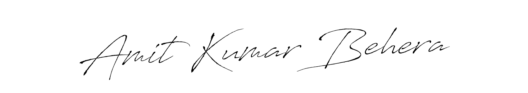 Create a beautiful signature design for name Amit Kumar Behera. With this signature (Antro_Vectra) fonts, you can make a handwritten signature for free. Amit Kumar Behera signature style 6 images and pictures png