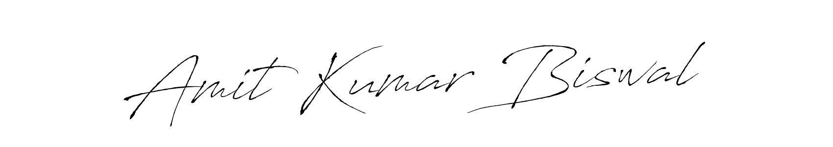 Make a beautiful signature design for name Amit Kumar Biswal. With this signature (Antro_Vectra) style, you can create a handwritten signature for free. Amit Kumar Biswal signature style 6 images and pictures png