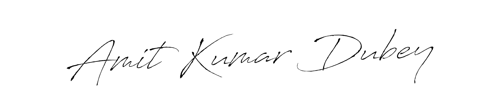 Make a beautiful signature design for name Amit Kumar Dubey. With this signature (Antro_Vectra) style, you can create a handwritten signature for free. Amit Kumar Dubey signature style 6 images and pictures png