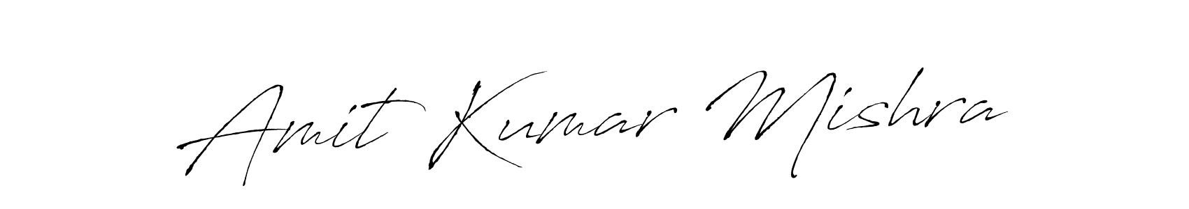 Amit Kumar Mishra stylish signature style. Best Handwritten Sign (Antro_Vectra) for my name. Handwritten Signature Collection Ideas for my name Amit Kumar Mishra. Amit Kumar Mishra signature style 6 images and pictures png