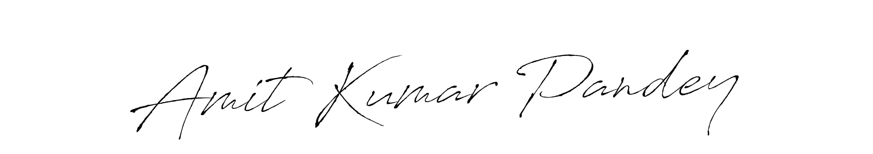 Make a beautiful signature design for name Amit Kumar Pandey. With this signature (Antro_Vectra) style, you can create a handwritten signature for free. Amit Kumar Pandey signature style 6 images and pictures png