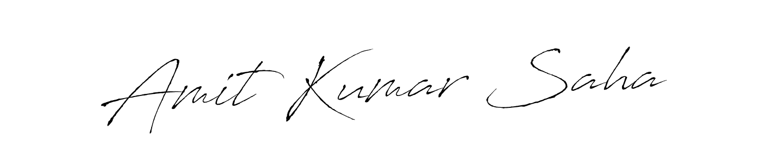 You can use this online signature creator to create a handwritten signature for the name Amit Kumar Saha. This is the best online autograph maker. Amit Kumar Saha signature style 6 images and pictures png